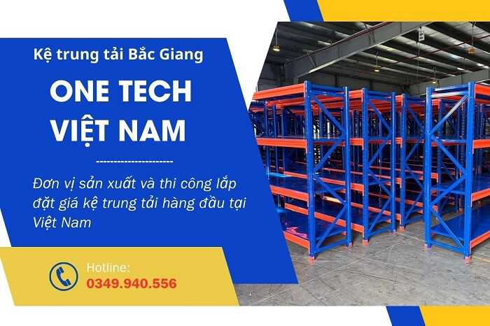 Đơn vị cung cấp kệ trung tải Bắc Giang uy tín