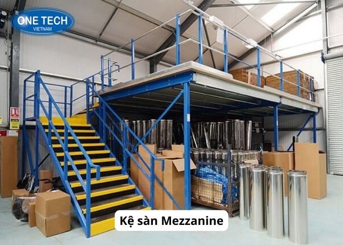 Kệ sàn Mezzanine - Tăng diện tích kho hàng